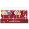 8 bougies sur pics - Sorcier