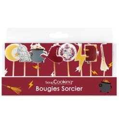 8 bougies sur pics - Sorcier