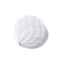8 boules alvéolées - Blanc