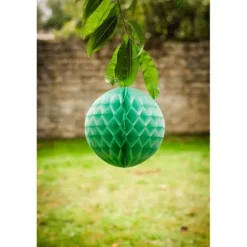 8 boules alvéolées – Vert menthe