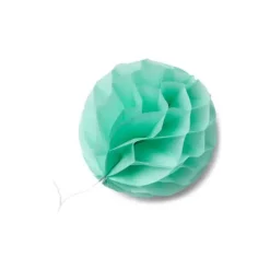 8 boules alvéolées – Vert menthe