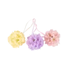 3 boules d'hortensia à suspendre - 6,5 cm - Pâques