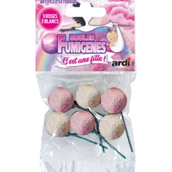 6 boules fumigènes pour Gender Reveal - Couleur au choix