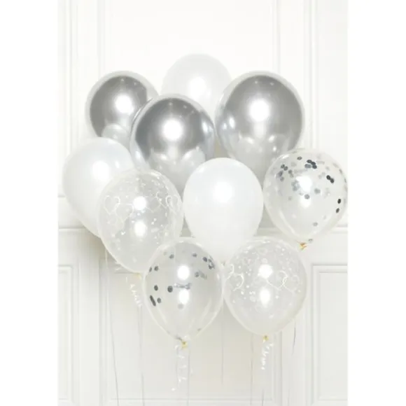 Bouquet de 10 ballons en latex - Couleur au choix