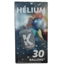 Bouteille d'hélium pour 30 ballons - Kirouna - 0,25 m³