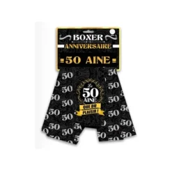 Boxer Festif Anniversaire 50 Ans - Taille M