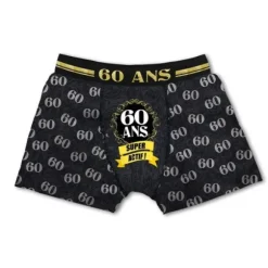 Boxer Festif - 60 ans - Taille au choix