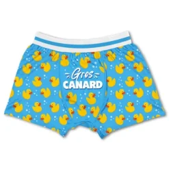 Boxer humoristique "Gros canard" - Collection Boys Club - Taille au choix