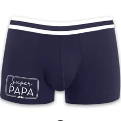 Boxer pour homme " Super Papa " - Taille au Choix