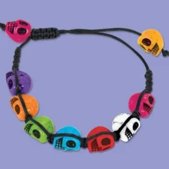 Bracelet "Day of the Dead" Multicolore