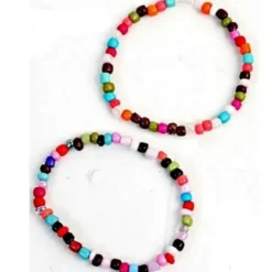 Bracelet de perles colorées