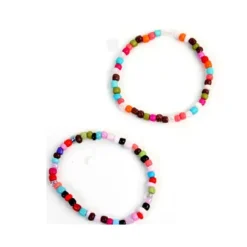 Bracelet de perles enfant x2