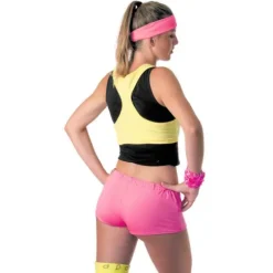 Brassière Fluo Jaune Femme - Taille Unique