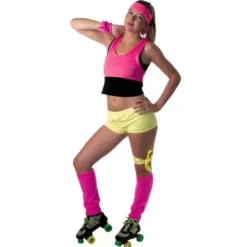 Brassière Fluo Rose Femme - Taille Unique