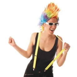 Bretelles Fluo - Jaune - Adulte