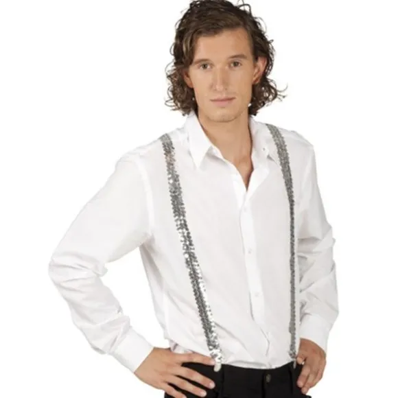 Bretelles à Sequins - Argent