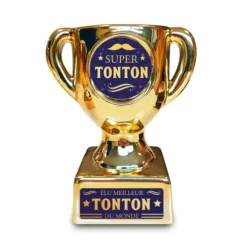 Cadeau Trophée Doré - Super Tonton