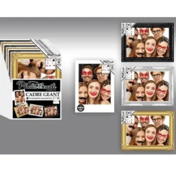 Cadre + kit photoboooth Géant - Couleur au choix