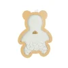 Cadre Livre d'or Nounours et 45 Nuages en bois - Collection Baby Nude