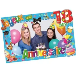 Cadre Photobooth Anniversaire - Age au Choix