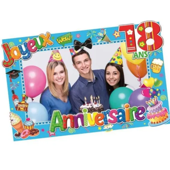 Cadre Photobooth Anniversaire - Age au Choix