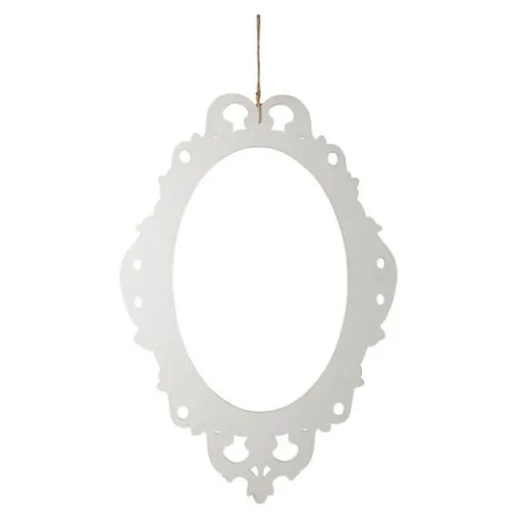 Cadre Photo Booth ovale en bois