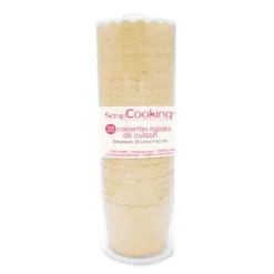 25 caissettes rigides de cuisson kraft