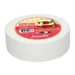 Cake Dummy rond en polystyrène - 30 x 5 cm