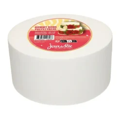 Cake Dummy rond en polystyrène - 35 x 10 cm