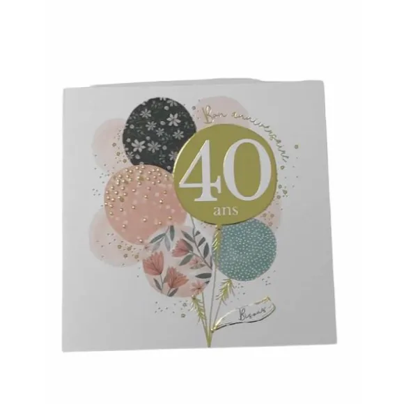 Canon à confettis pour anniversaire - Âge au choix
