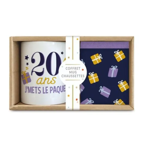 Canon à confettis pour anniversaire - Âge au choix