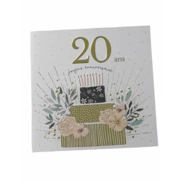 Canon à confettis pour anniversaire - Âge au choix