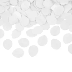 Canon à confettis - Pétales de rose en papier - 40 cm - Blanc