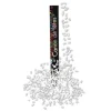 Canon à confettis Rectangles Blancs - 80 cm - Tir à 8 m