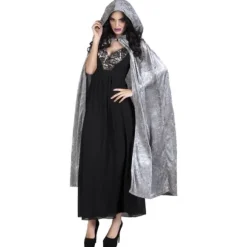 Cape en Velours - Gris