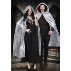 Cape en Velours - Gris