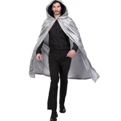 Cape en Velours - Gris
