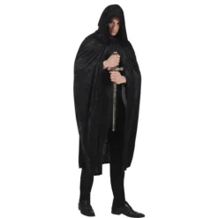 Cape en Velours - Noir