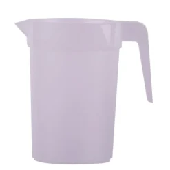 Carafe transparente avec anse en plastique réutilisable - 1 L