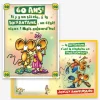 Carte d'Anniversaire Géante avec Enveloppe - 60 ans
