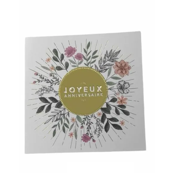 Carte de vœux - Joyeux Anniversaire - Modèle au choix