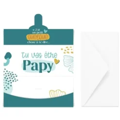 Carte Enveloppe Annonce - Tu vas être Papy - Collection Annonce de Grossesse