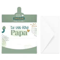 Carte Enveloppe Annonce - Tu vas être Papa - Collection Annonce de Grossesse