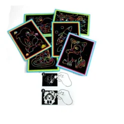 Carte à gratter magique - 17 cm - Modèle Aléatoire