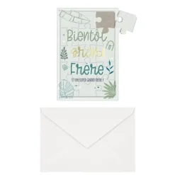 Carte Puzzle Annonce - Bientôt Grand Frère - Collection Annonce de Grossesse