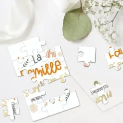 Carte Puzzle Annonce - La famille s'agrandit - Collection Annonce de Grossesse