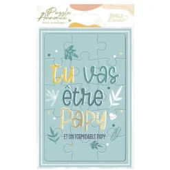Carte Puzzle Annonce - Tu vas être Papy - Collection Annonce de Grossesse