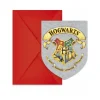 6 cartes d’invitation en carton avec enveloppes - 18 x 11 cm - Harry Potter™
