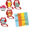 8 cartes d'invitation en carton avec enveloppes FSC® - 11 x 11 cm - Pokémon™