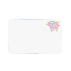 8 cartes en forme de cassette - 14,8 x 9,5 cm - Collection 90's Party